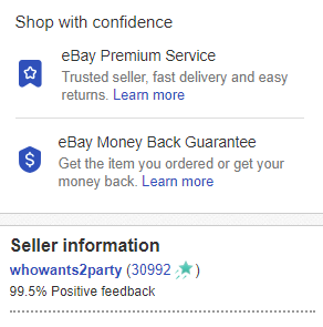 Who Wants 2 Party - Ebay