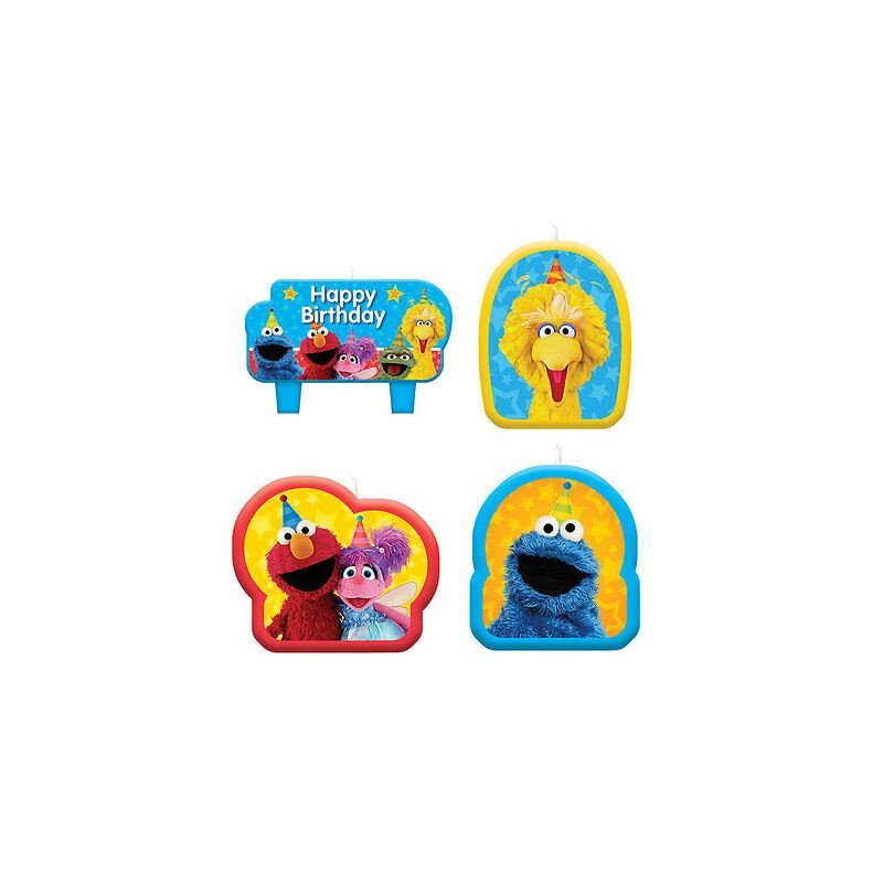 Sesame Street Birthday Candles (Set of 4) | Sesame Street