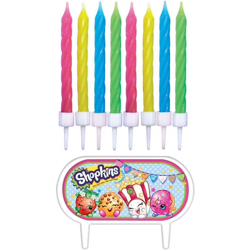 Shopkins Candles & Topper (Set of 9) | Shopkins