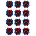 Spiderman Icing Decorations (Pack of 12) | Discontinued