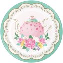 Floral Tea Party Small Plates (Pack of 8) | Floral Tea Party Party Supplies