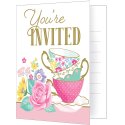Floral Tea Party Invitations (Pack of 8) | Floral Tea Party Party Supplies