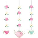 Floral Tea Party Hanging Decorations (Pack of 3) | Floral Tea Party Party Supplies