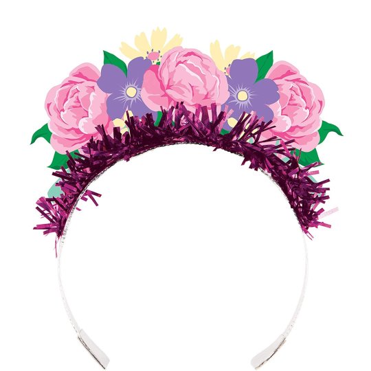Floral Tea Party Tiaras (Pack of 4) | Discontinued Party Supplies