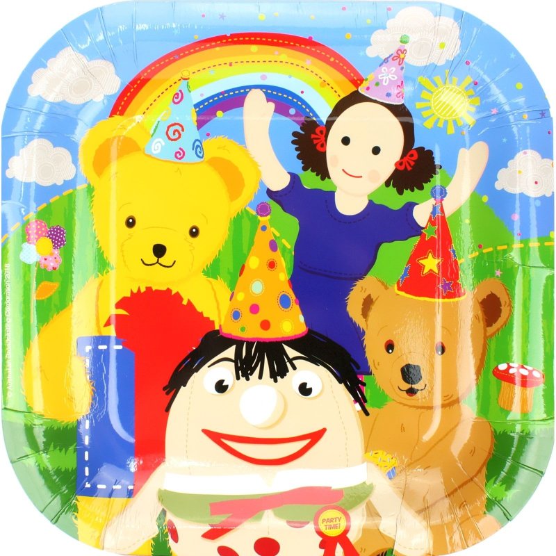 Play School Large Plates (Pack of 8) | Play School Party Supplies