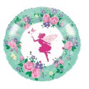 Floral Fairy Sparkle Foil Balloon | Fairies Party Supplies