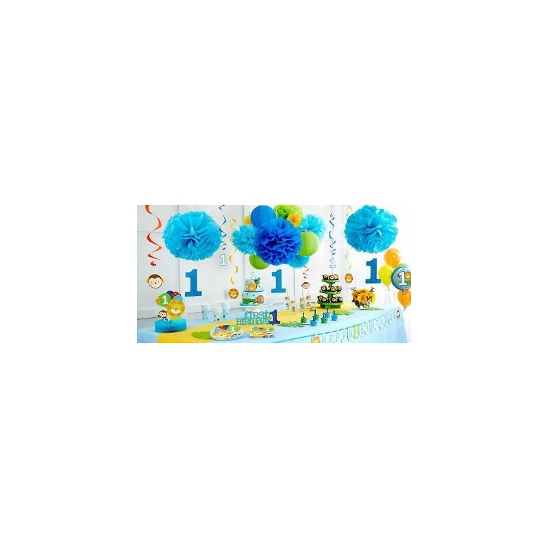 Boys Jungle 1st Birthday Paper Cups (Pack of 8) | Boys Jungle 1st Birthday Party Supplies