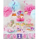 Girls Jungle 1st Birthday Large Napkins (Pack of 16) | Girls Jungle 1st Birthday Party Supplies