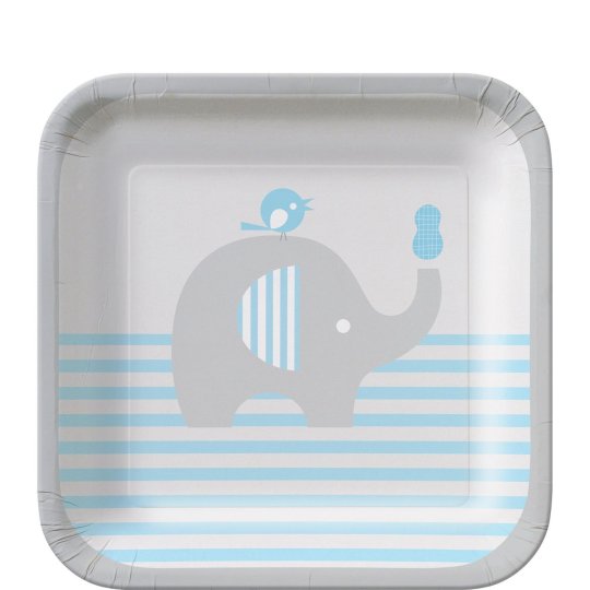Blue Little Peanut Small Plates (Pack of 8) | Discontinued Party Supplies