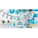 Wild Safari Blue Baby Shower Giant Banner | Discontinued