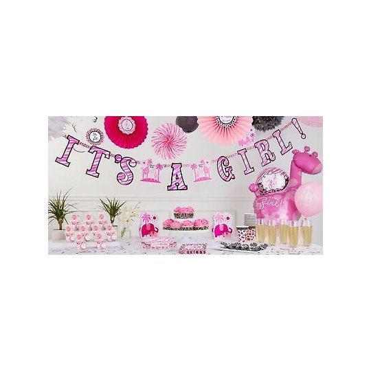 Pink Stripes Crepe Streamer | Streamers