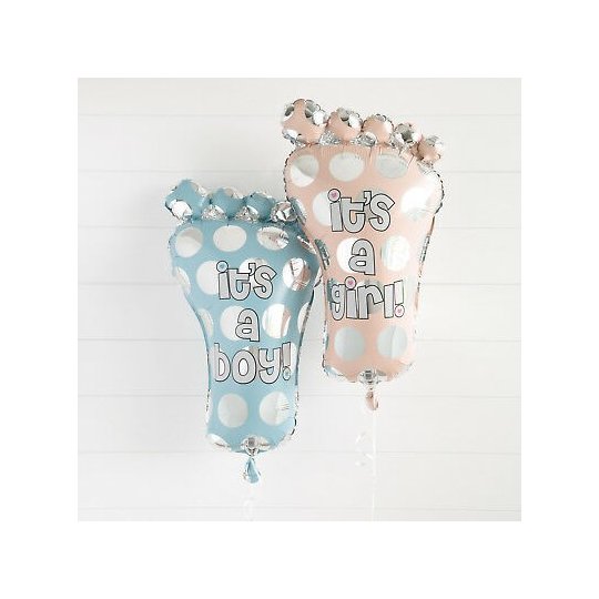 It's a Girl Baby Shower Foot Helium Balloon | Baby Shower Balloons