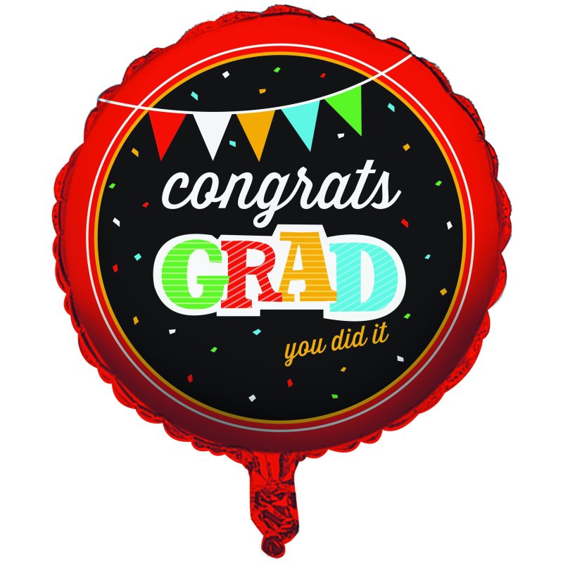 Head of Class Graduation Foil Balloon | Graduation Party Supplies
