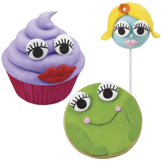 Wilton Candy Eyeballs with Lashes (Pack of 24) | Wilton Party Supplies