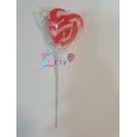 Red Swirl Heart Lollipops (24 Pack) | Discontinued Party Supplies