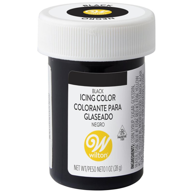 Wilton Icing Colour Black 1oz | Icing Colours Party Supplies