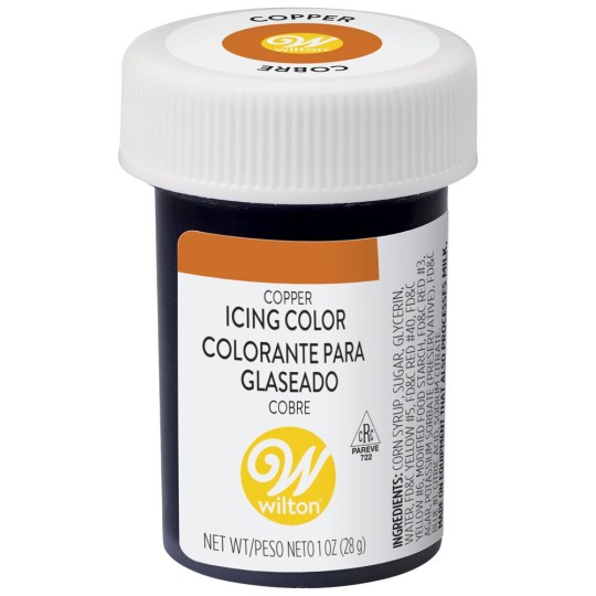 Wilton Icing Colour Copper 1oz | Icing Colours Party Supplies