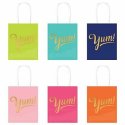 Sweet Treats Candy Buffet Kraft Lolly Bags (Pack of 6) | Treat Stands/Decorations Party Supplies