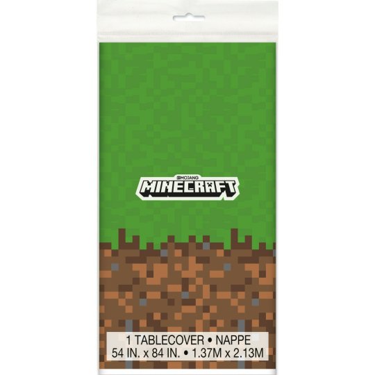 Minecraft Plastic Tablecover | Minecraft Party Supplies