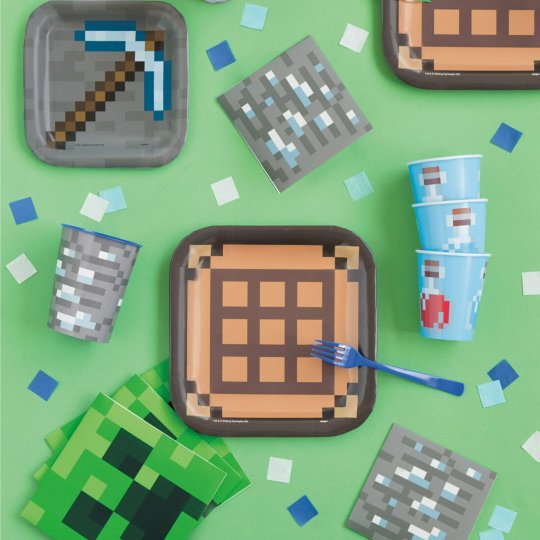 Minecraft Lenticular Stickers (Set of 16) | Minecraft Party Supplies