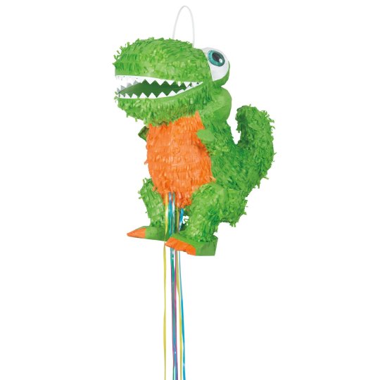 Dinosaur T-Rex 3D Pull String Pinata | Pinatas Party Supplies