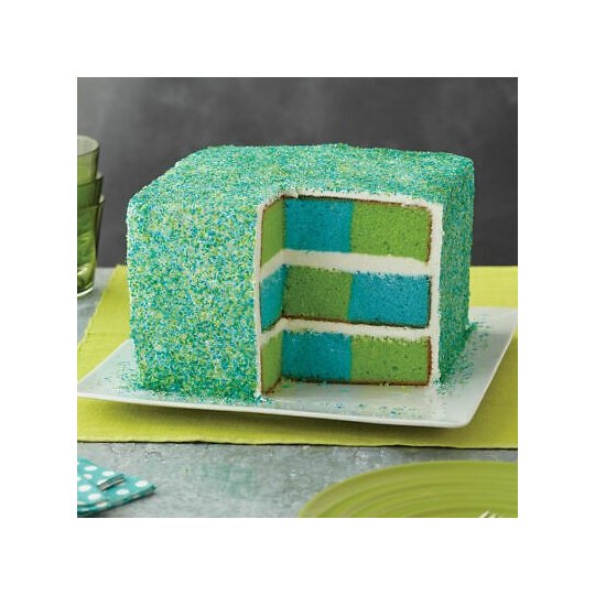 Wilton Square Checkerboard Rainbow Pan Set | Discontinued