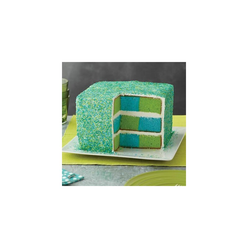 Wilton Square Checkerboard Rainbow Pan Set | Discontinued