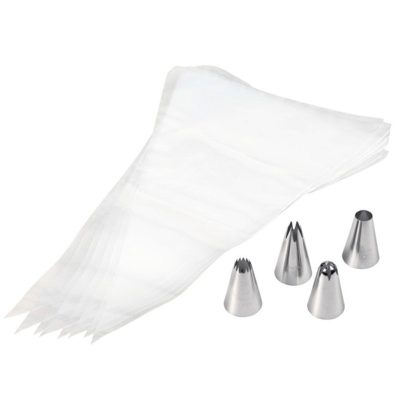 Wilton Cupcake Decorating Piping Tips & Bags Set (12 Pieces) | Wilton Party Supplies