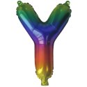 Rainbow Letter Y Balloon 35cm | Letter Balloons Party Supplies