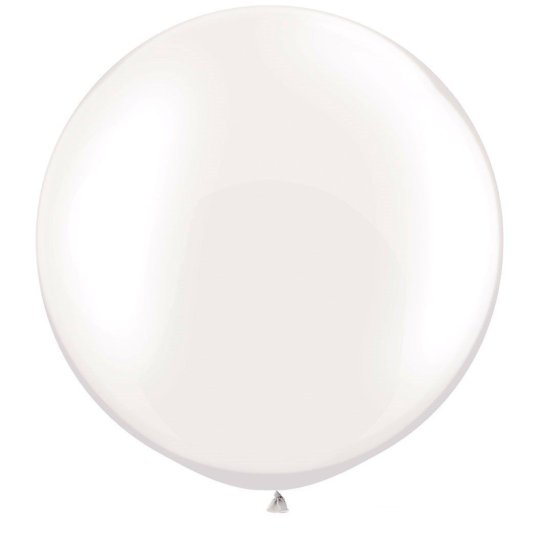 White Jumbo 90cm Balloon | Coloured Latex Balloons Party Supplies