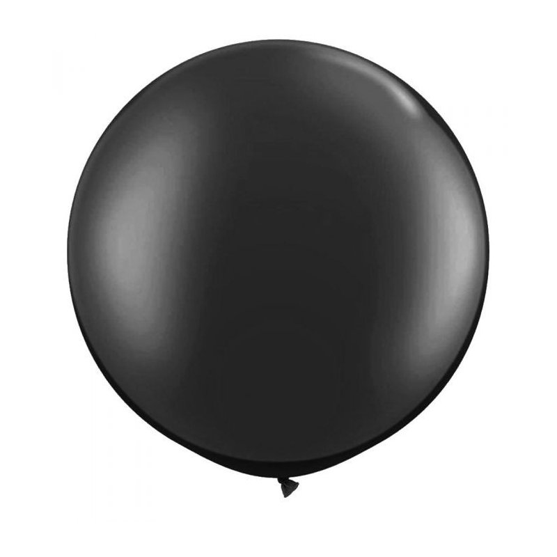 Black Jumbo 90cm Balloon | Coloured Latex Balloons Party Supplies