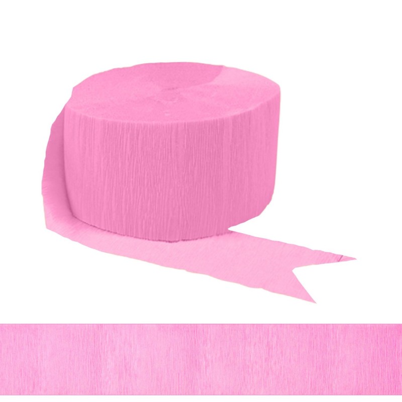 Pink Crepe Streamer | Streamers