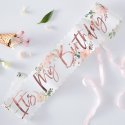 Floral Tea Party Birthday Sash | Floral Tea Party Party Supplies