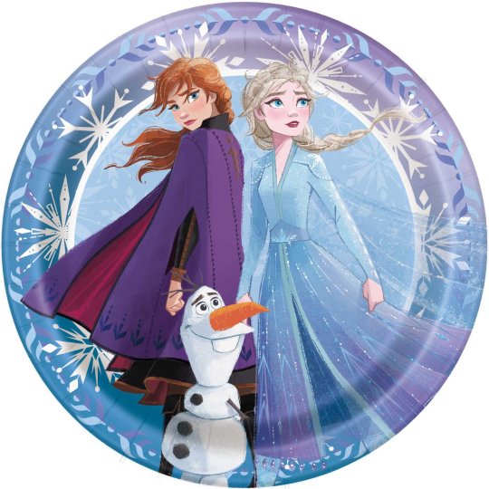 Frozen 2 Small Plates (Pack of 8) | Frozen 2 Party Supplies