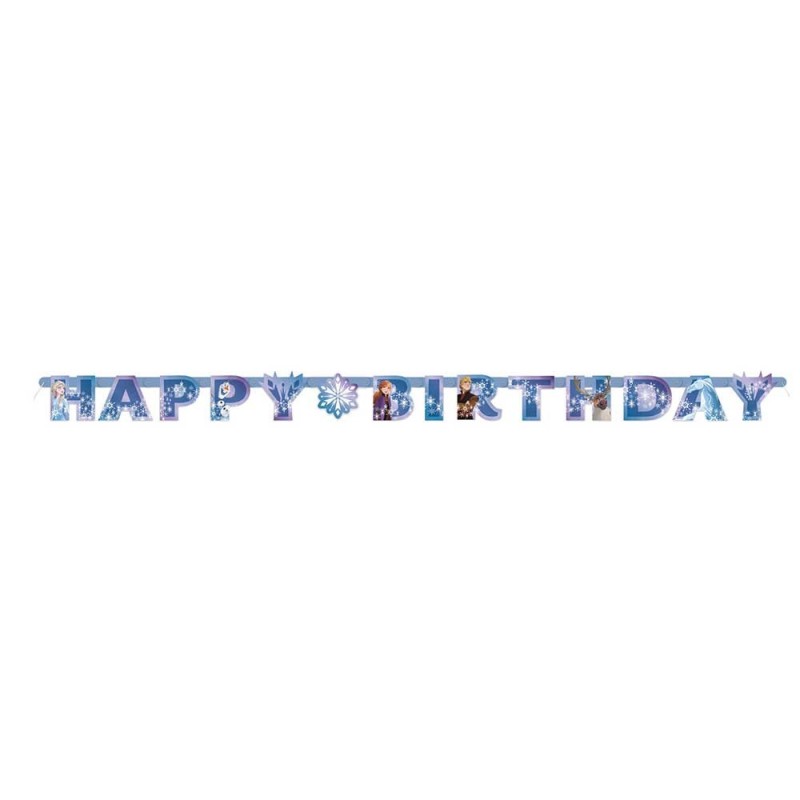 Frozen 2 Happy Birthday Banner | Frozen 2 Party Supplies