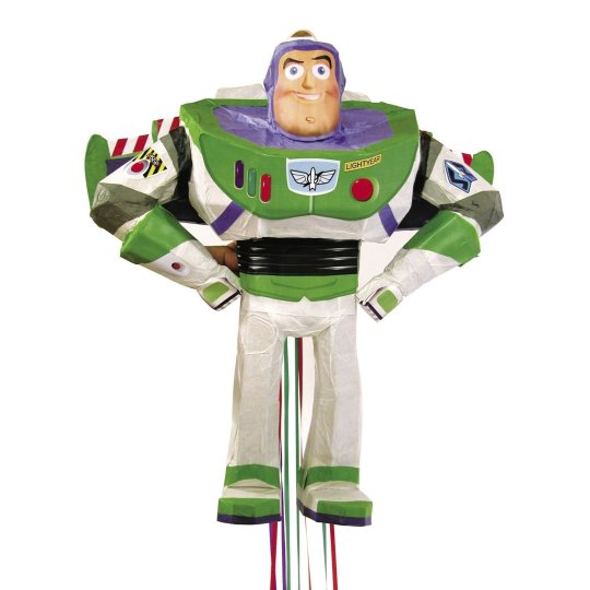 Toy Story Buzz Lightyear 3D Pull String Pinata | Toy Story Party Supplies
