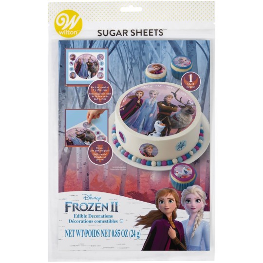 Wilton Frozen 2 Cake Image Topper (Set of 9) | Frozen 2 Party Supplies