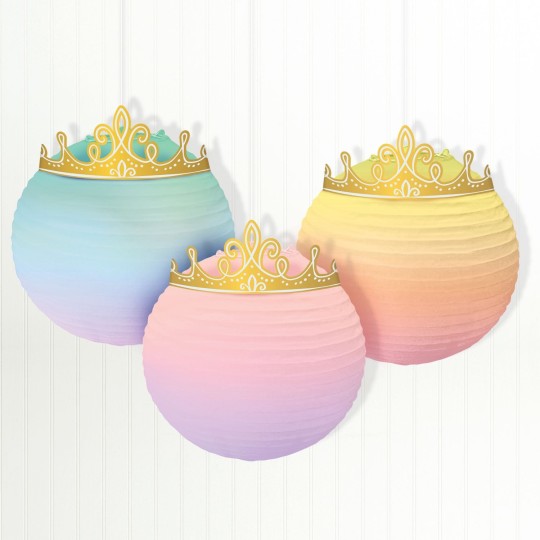 Disney Princess Paper Lanterns (Pack of 3) | Disney Princess Party Supplies