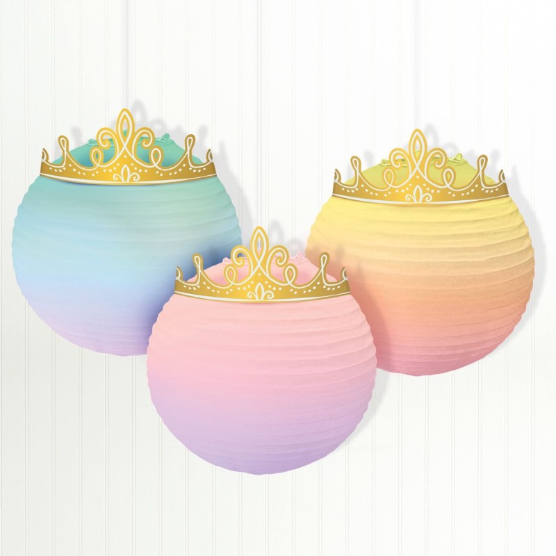 Disney Princess Paper Lanterns (Pack of 3) | Disney Princess Party Supplies