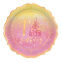 Disney Princess 1st Birthday Small Plates (Pack of 8) | Disney Princess Party Supplies