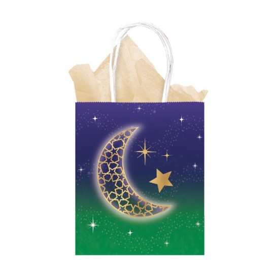 Eid Mubarak Small Gift Bags (Pack of 6) | Ramadan/Eid Party Supplies
