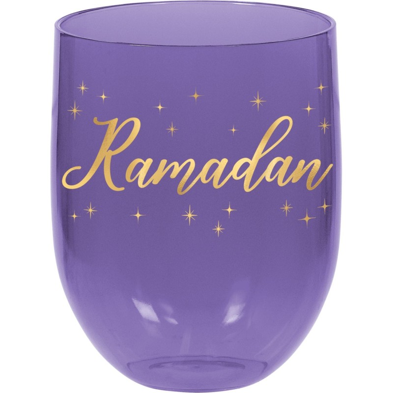 Eid Ramadan Plastic Tumbler Cups (Set of 4) | Ramadan/Eid Party Supplies