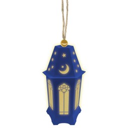 Eid Light-Up Cardstock Mini LED Lantern | Ramadan/Eid Party Supplies