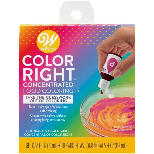 Wilton Colour Right Performance Food Colouring | Icing Colours Party Supplies