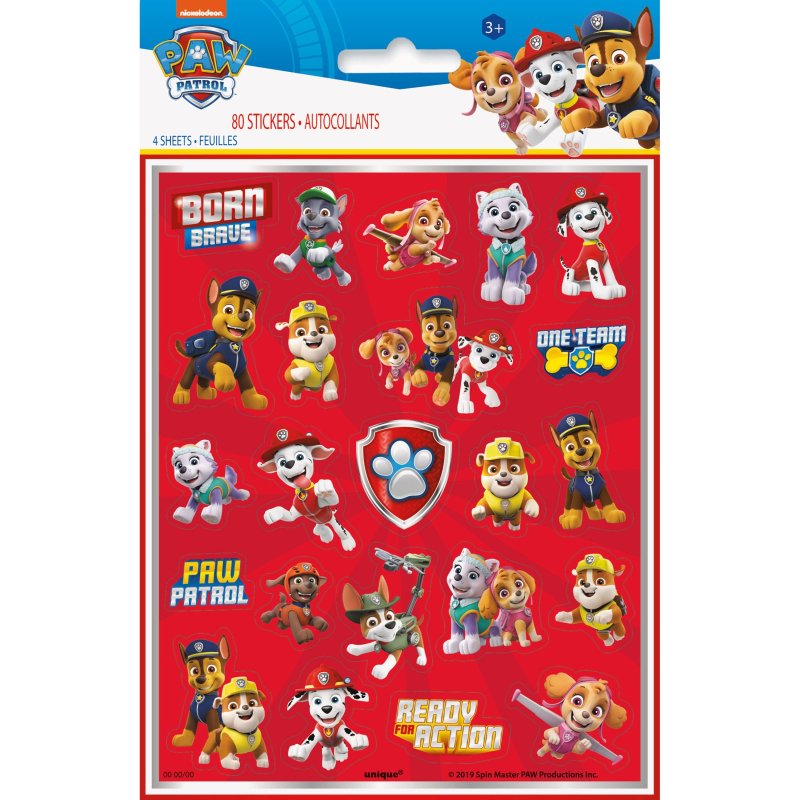 Paw Patrol Stickers (Set of 80) | Paw Patrol