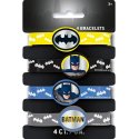 Batman Rubber Wristbands (Pack of 4) | Batman
