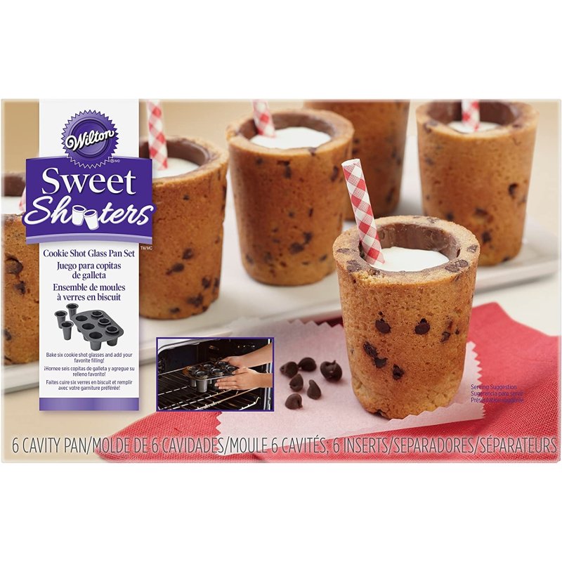Wilton 6 Cavity Cookie Shot Glass Pan Set | Wilton Party Supplies