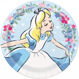 Alice in Wonderland Large Plates (Pack of 8) | Alice in Wonderland Party Supplies