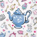 Alice in Wonderland Large Napkins (Pack of 16) | Alice in Wonderland Party Supplies