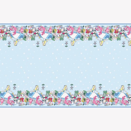 Alice in Wonderland Plastic Tablecover | Alice in Wonderland Party Supplies